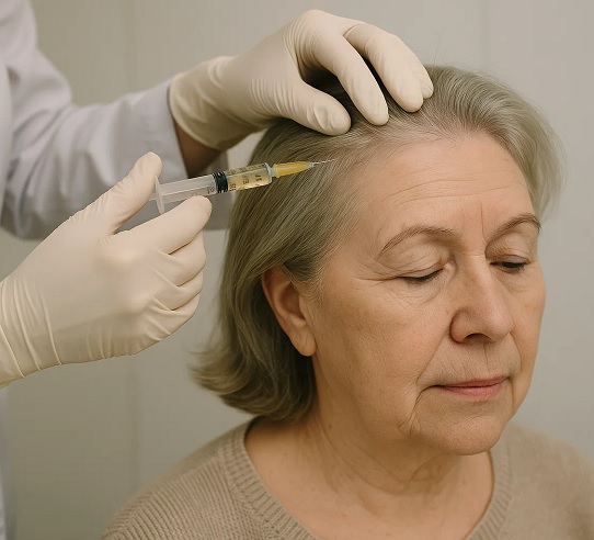 Haarausfall — Plasmatherapie
